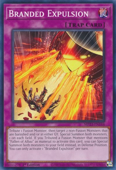 Branded Expulsion (25th Anniversary Tin: Dueling Heroes Mega Pack) Light Play 1st Edition