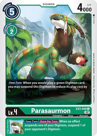 Parasaurmon (Draconic Roar) Near Mint - Nick Nack's Full Frontal Attack