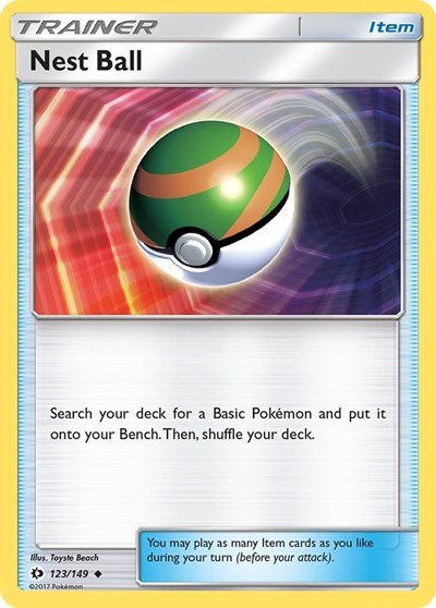 Nest Ball (SM Base Set) Near Mint - Nick Nack's Full Frontal Attack