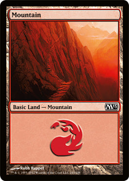 Mountain (245) (Magic 2013 Core Set) Light Play