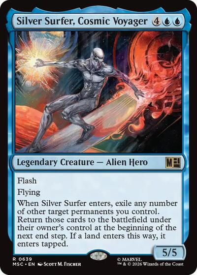 Silver Surfer, Cosmic Voyager (Commander: Marvel Super Heroes) Near Mint