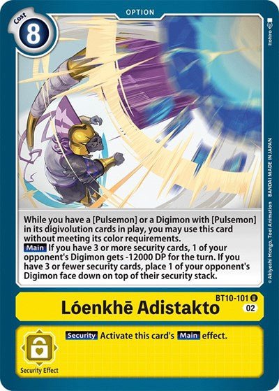 Loenkhe Adistakto (Xros Encounter) Near Mint - Nick Nack's Full Frontal Attack