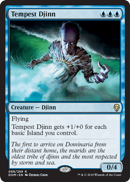 Tempest Djinn (Dominaria) Near Mint - Nick Nack's Full Frontal Attack