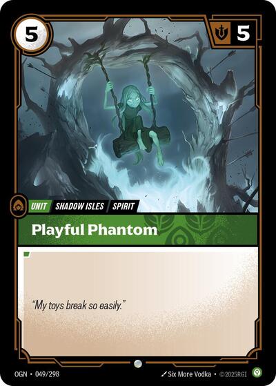 Playful Phantom (Origins) Near Mint - Nick Nack's Full Frontal Attack