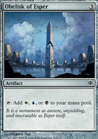 Obelisk of Esper (Shards of Alara) Light Play - Nick Nack's Full Frontal Attack