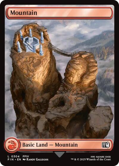 Mountain (0304) (Universes Beyond: FINAL FANTASY) Near Mint - Nick Nack's Full Frontal Attack
