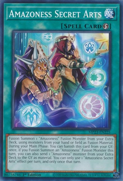 Amazoness Secret Arts (25th Anniversary Tin: Dueling Heroes Mega Pack) Light Play 1st Edition