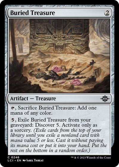 Buried Treasure (The Lost Caverns of Ixalan) Near Mint - Nick Nack's Full Frontal Attack