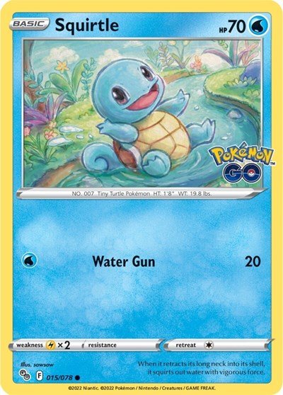 Squirtle (Pokemon GO) Near Mint - Nick Nack's Full Frontal Attack