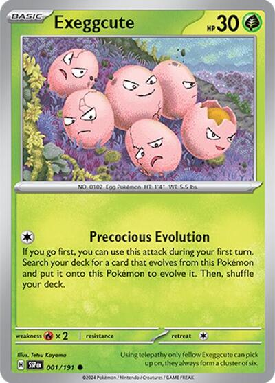 Exeggcute - 001 (SV08: Surging Sparks) Near Mint