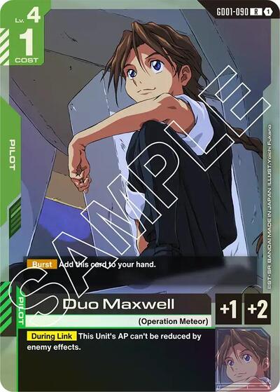 Duo Maxwell (Newtype Rising) Near Mint Holofoil
