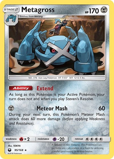 Metagross (SM - Celestial Storm) Near Mint Holofoil