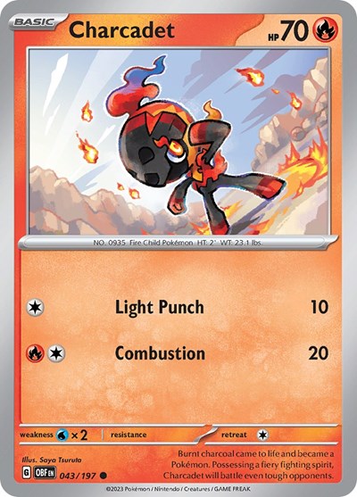 Charcadet (Scarlet and Violet: Obsidian Flames) Near Mint