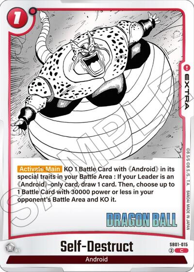 Self - Destruct (Manga Booster 01) Near Mint - Nick Nack's Full Frontal Attack