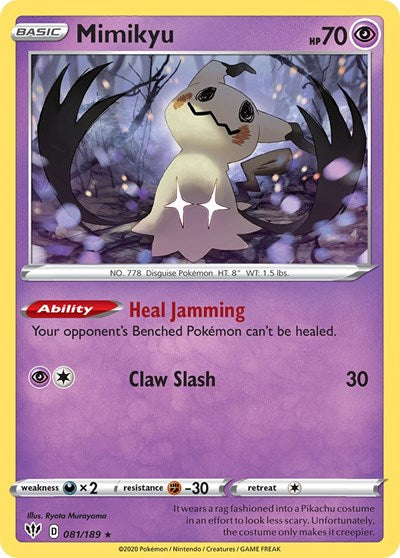 Mimikyu - 081/189 (Cosmos Holo) (Miscellaneous Cards & Products) Near Mint Holofoil