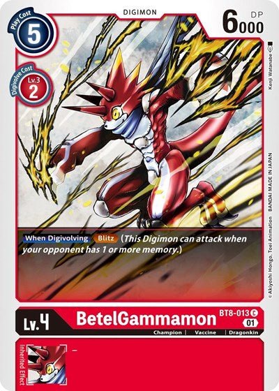 BetelGammamon (New Awakening) Near Mint - Nick Nack's Full Frontal Attack