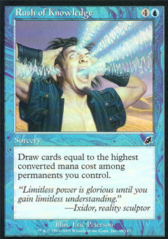Rush of Knowledge (Scourge) Near Mint
