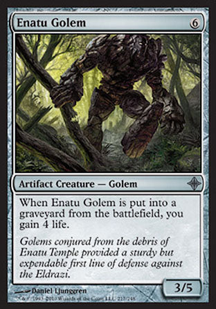 Enatu Golem (Rise of the Eldrazi) Light Play