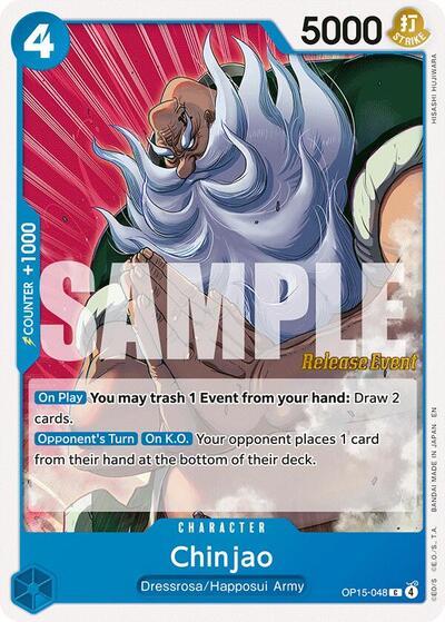 Chinjao (Adventure on Kami's Island Release Event Cards) Near Mint - Nick Nack's Full Frontal Attack