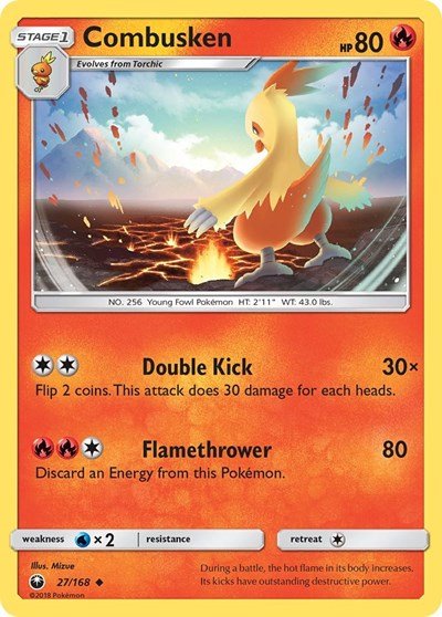Combusken (SM - Celestial Storm) Near Mint - Nick Nack's Full Frontal Attack