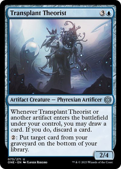 Transplant Theorist (Phyrexia: All Will Be One) Near Mint - Nick Nack's Full Frontal Attack
