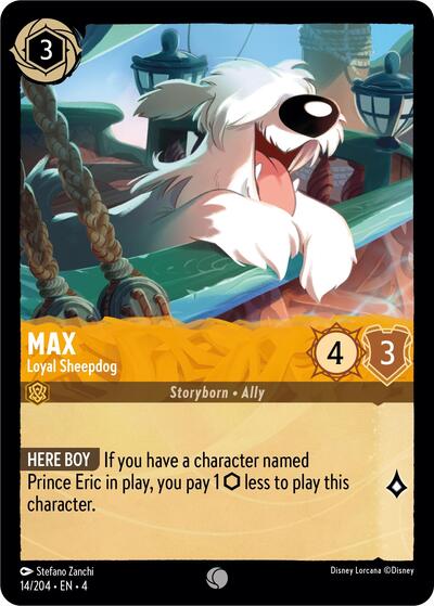 Max - Loyal Sheepdog (Ursula's Return) Near Mint - Nick Nack's Full Frontal Attack