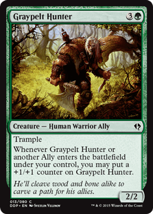 Graypelt Hunter (Duel Decks: Zendikar vs Eldrazi) Near Mint - Nick Nack's Full Frontal Attack