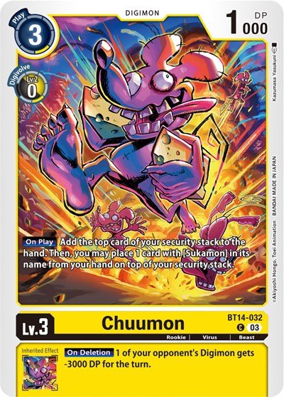 Chuumon (Blast Ace) Near Mint - Nick Nack's Full Frontal Attack