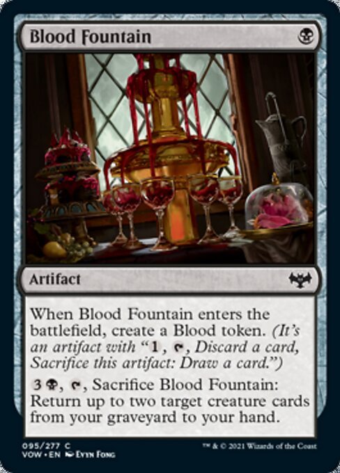 Blood Fountain (Innistrad: Crimson Vow) Near Mint - Nick Nack's Full Frontal Attack