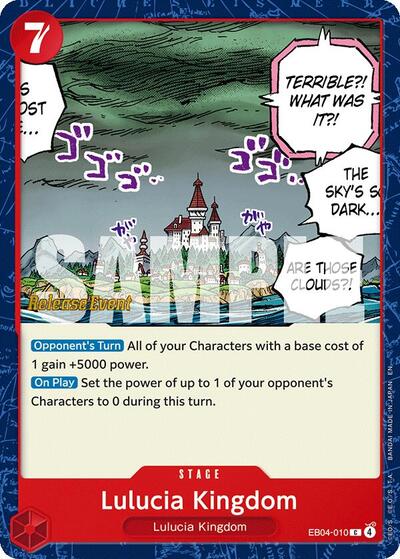 Lulucia Kingdom (Adventure on Kami's Island Release Event Cards) Near Mint - Nick Nack's Full Frontal Attack