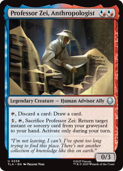 Professor Zei, Anthropologist (Avatar: The Last Airbender) Near Mint - Nick Nack's Full Frontal Attack