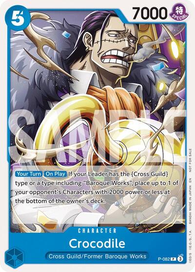 Crocodile (Store 2 - on - 2 Battle 2025) (One Piece Promotion Cards) Near Mint - Nick Nack's Full Frontal Attack