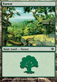 Forest (247) (Shards of Alara) Light Play - Nick Nack's Full Frontal Attack