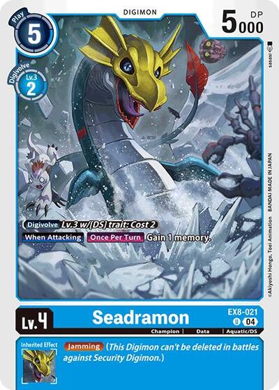 Seadramon (Chain of Liberation) Near Mint - Nick Nack's Full Frontal Attack