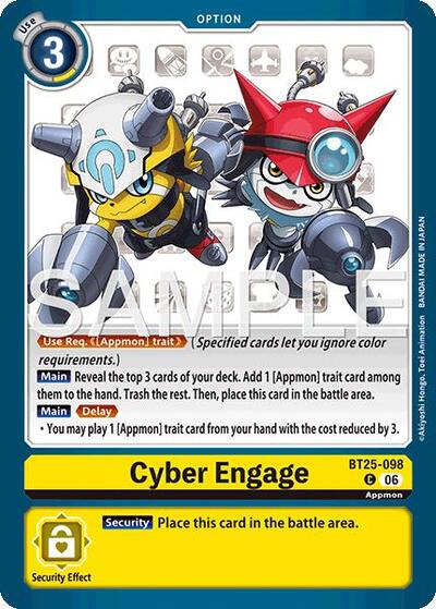 Cyber Engage (Dual Revolution Booster) Near Mint