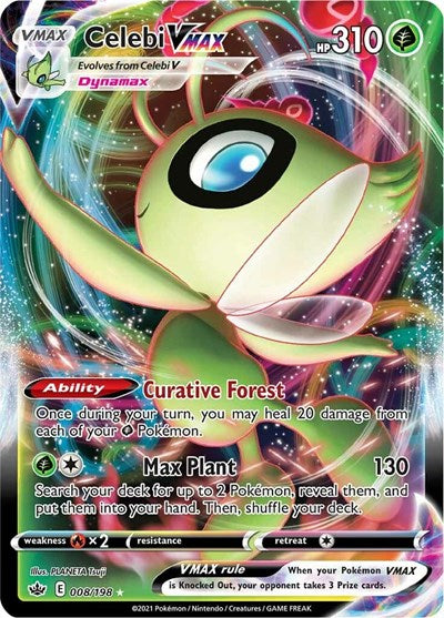 Celebi VMAX (SWSH06: Chilling Reign) Near Mint Holofoil