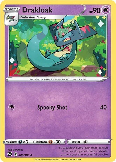 Drakloak (SWSH12: Silver Tempest) Near Mint - Nick Nack's Full Frontal Attack