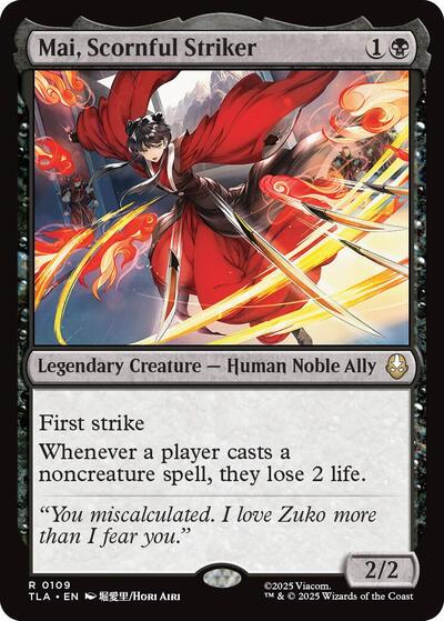 Mai, Scornful Striker (Avatar: The Last Airbender) Near Mint Foil