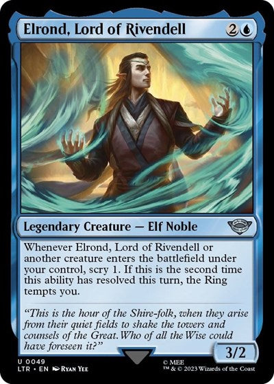 Elrond, Lord of Rivendell (Universes Beyond: The Lord of the Rings: Tales of Middle-earth) Near Mint - Nick Nack's Full Frontal Attack