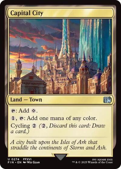 Capital City (Universes Beyond: FINAL FANTASY) Near Mint - Nick Nack's Full Frontal Attack
