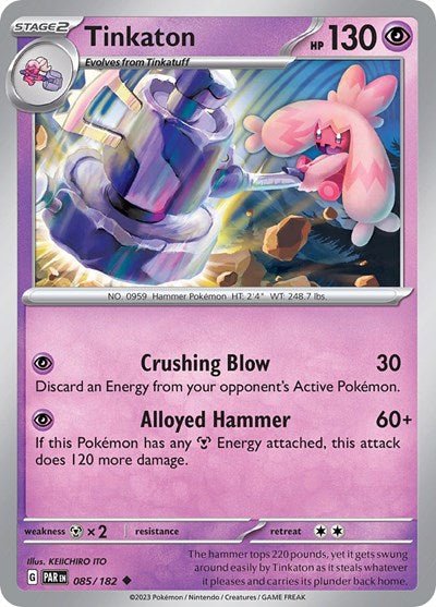 Tinkaton (Scarlet and Violet: Paradox Rift) Near Mint - Nick Nack's Full Frontal Attack