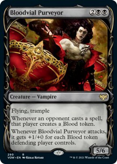 Bloodvial Purveyor (Showcase) (Innistrad: Crimson Vow) Near Mint - Nick Nack's Full Frontal Attack