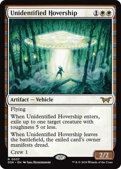 Unidentified Hovership (Duskmourn: House of Horror) Near Mint - Nick Nack's Full Frontal Attack