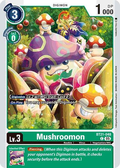 Mushroomon (World Convergence) Near Mint - Nick Nack's Full Frontal Attack