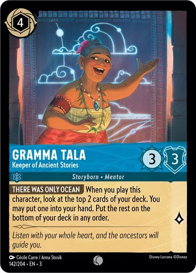 Gramma Tala - Keeper of Ancient Stories (Into the Inklands) Near Mint - Nick Nack's Full Frontal Attack