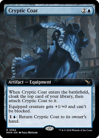 Cryptic Coat (Extended Art) (Murders at Karlov Manor) Near Mint - Nick Nack's Full Frontal Attack