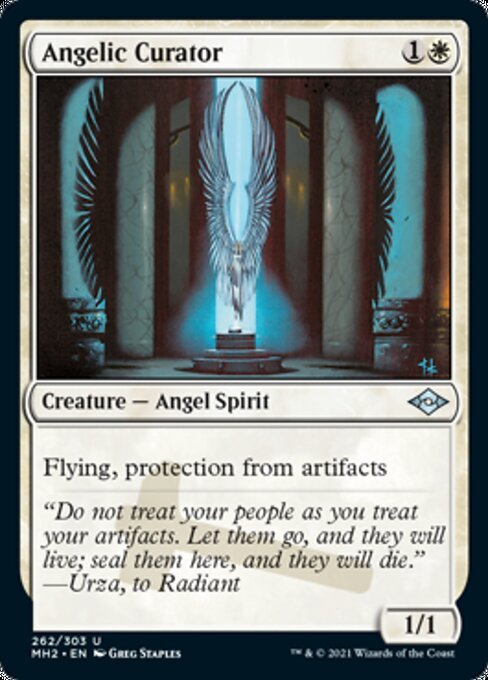 Angelic Curator (Modern Horizons 2) Near Mint - Nick Nack's Full Frontal Attack