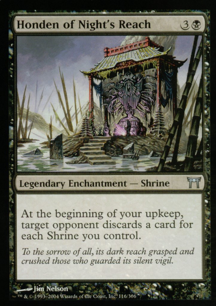 Honden of Night's Reach (Champions of Kamigawa) Near Mint