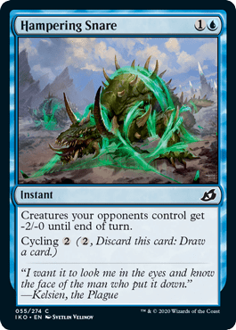 Hampering Snare (Ikoria: Lair of Behemoths) Near Mint - Nick Nack's Full Frontal Attack