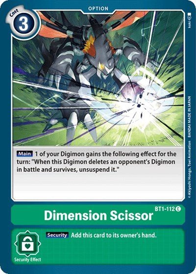 Dimension Scissor (Release Special Booster) Near Mint - Nick Nack's Full Frontal Attack